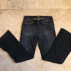 7 for all mankind jeans black like new dojo sz 29